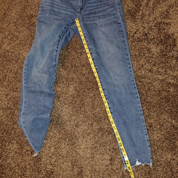 Gap Maternity Inset Panel Favorite Jegging Medium Indigo Denim Jeans - Picture 6 of 14